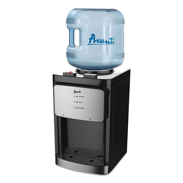 Avanti - Counter Top Thermoelectric Hot and Cold Water Dispenser, 3 to 5 gal, 12 x 13 x 20, Black