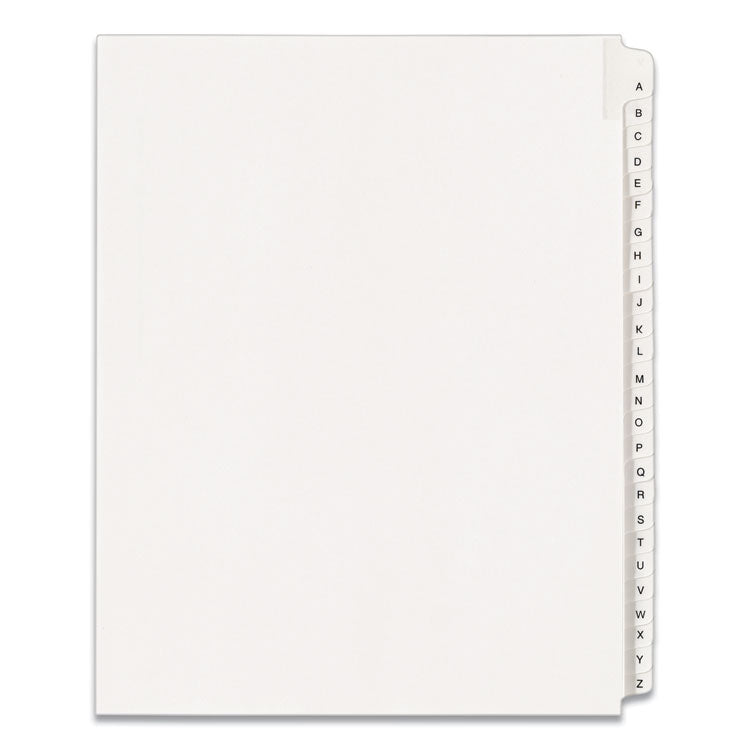 Avery - Preprinted Legal Exhibit Side Tab Index Dividers, Allstate Style, 26-Tab, A to Z, 11 x 8.5, White, 1 Set, (1700)