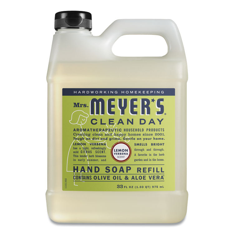 Mrs. Meyer's - Clean Day Liquid Hand Soap Refill, Lemon Verbena, 33 oz
