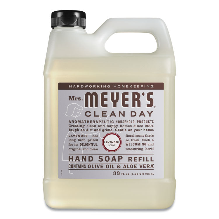 Mrs. Meyer's - Clean Day Liquid Hand Soap, Lavender, 33 oz, 6/Carton