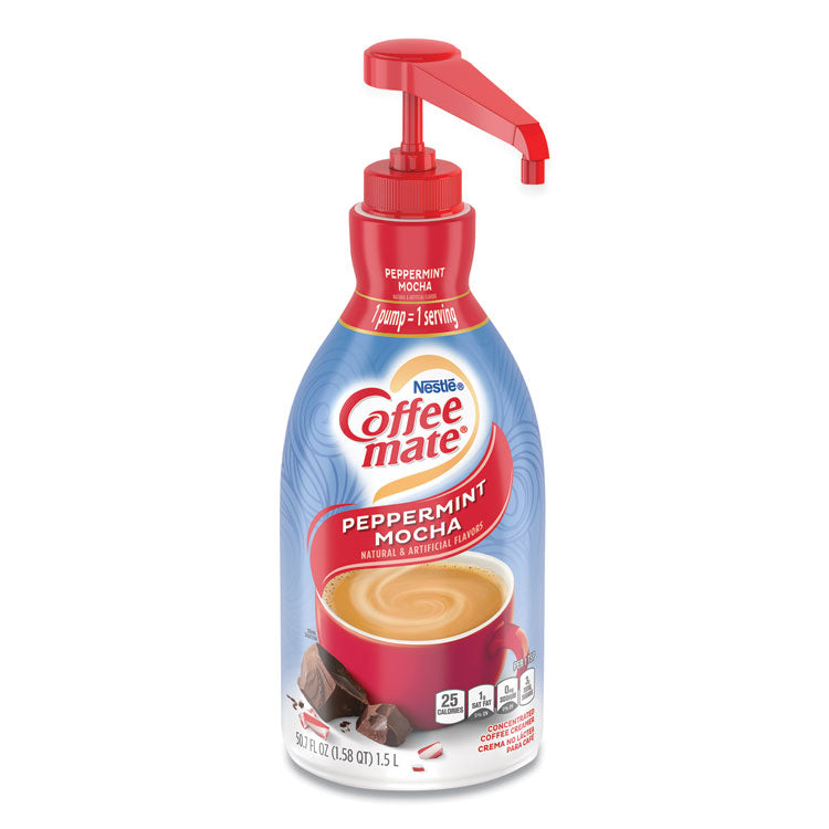 Coffee mate - Liquid Coffee Creamer, Peppermint Mocha, 1500mL Pump Bottle