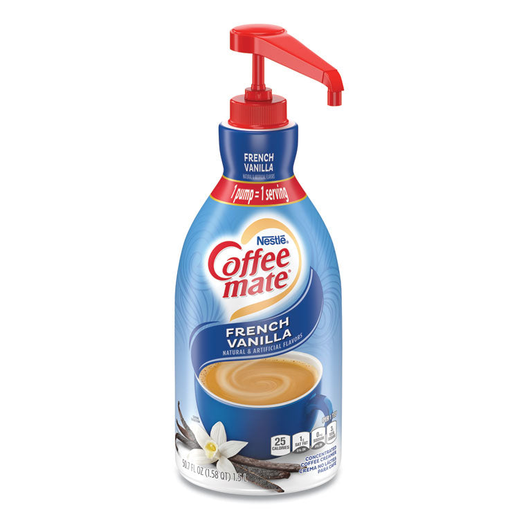 Coffee mate - Liquid Coffee Creamer, French Vanilla, 1500mL Pump Bottle