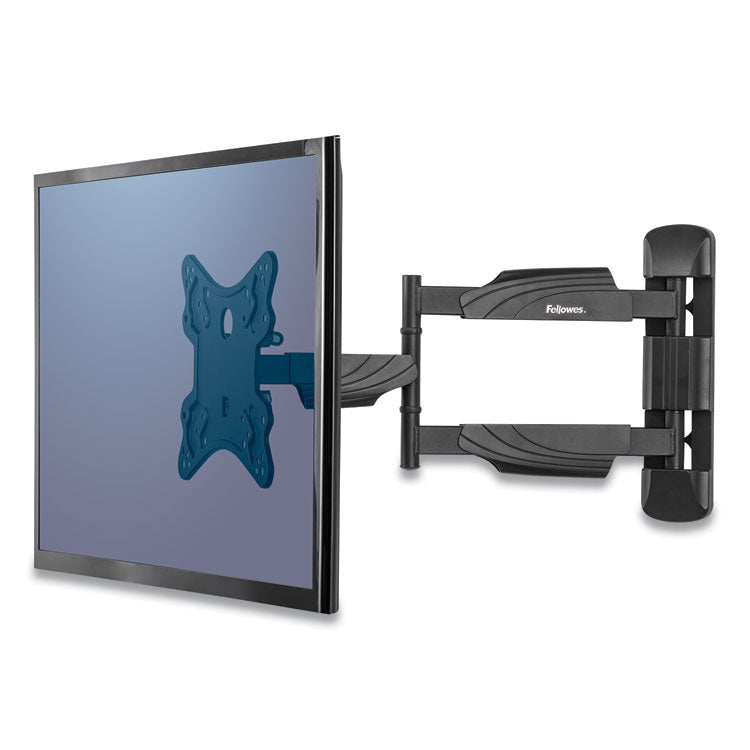 Fellowes - Full Motion TV Wall Mount, 16.25w x 19.75d x 17.87h, Black