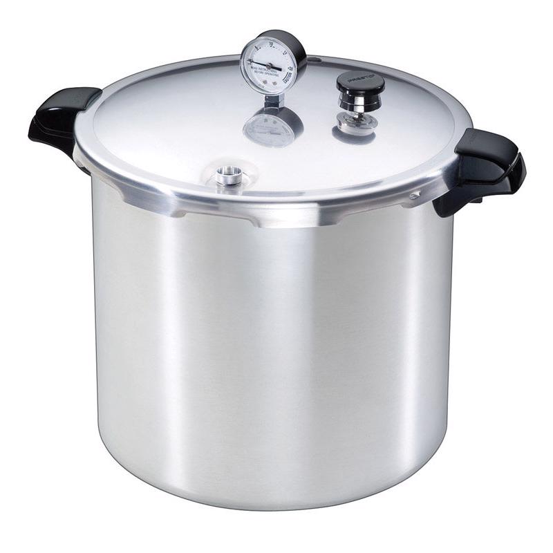 PRESTO - Presto Brushed Aluminum Pressure Cooker and Canner 23 qt