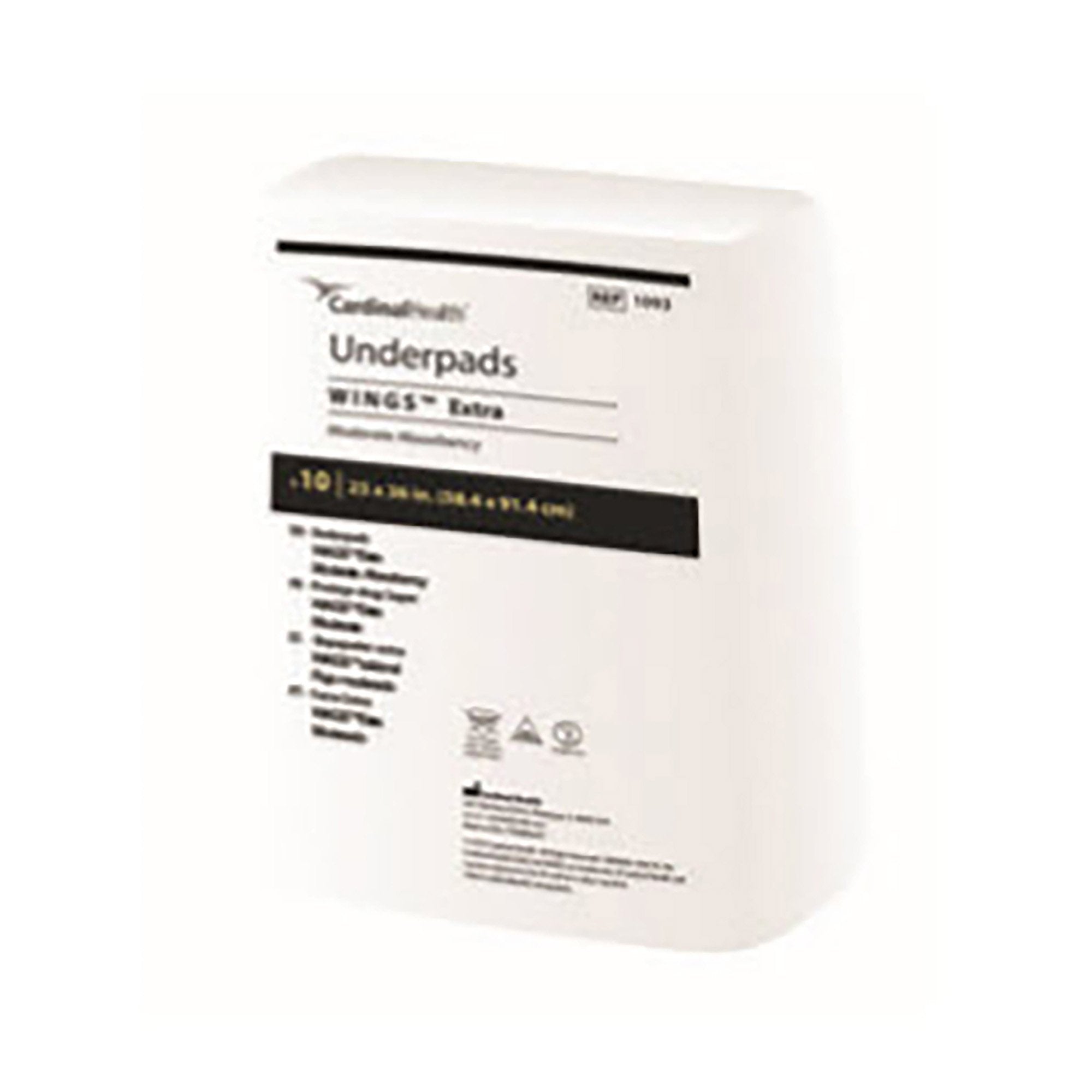 Cardinal - Disposable Underpad Simplicity™ Basic 23 X 36 Inch Fluff Light Absorbency [10/BG]
