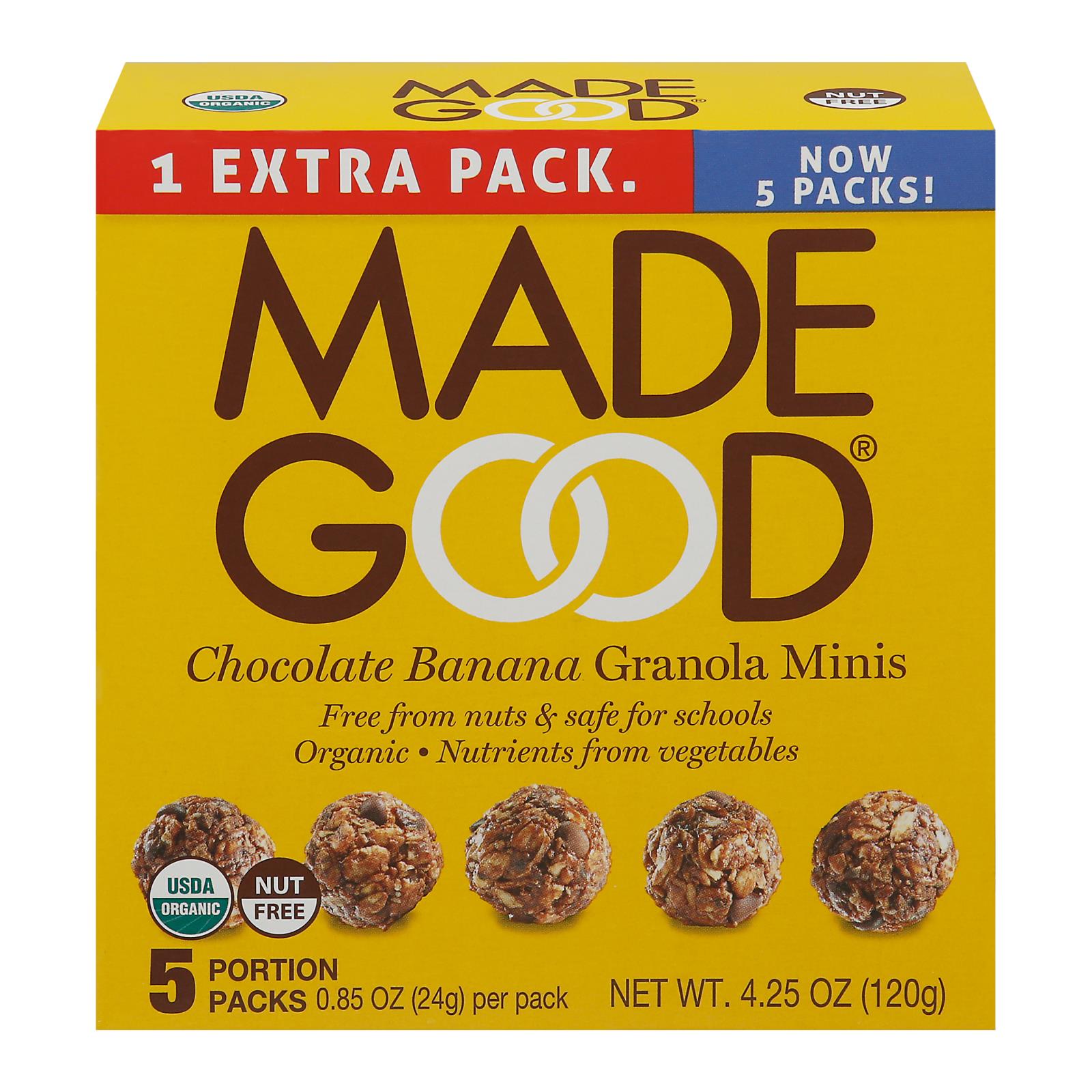 Made Good - Granola Mini Chocolate Ban - Case of 6-5/.85OZ