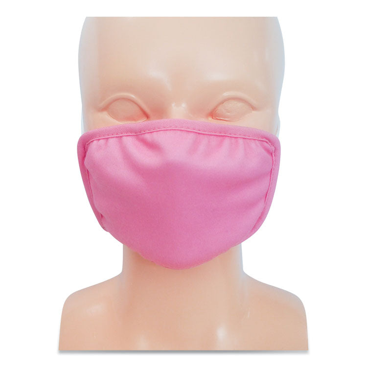 GN1 - Kids Fabric Face Mask, Pink, 500/Carton