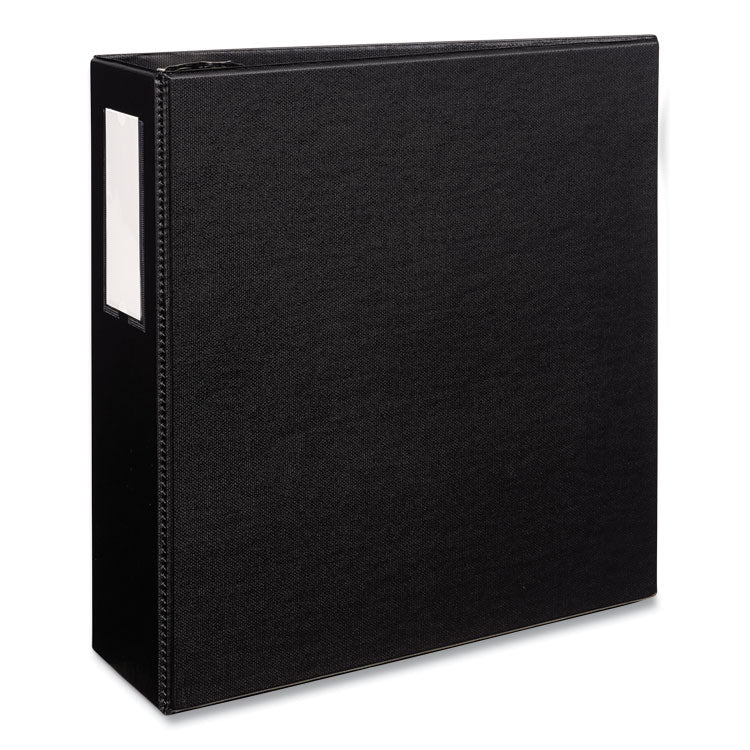 Avery - Durable Non-View Binder with DuraHinge and EZD Rings, 3 Rings, 4" Capacity, 11 x 8.5, Black, (8802)