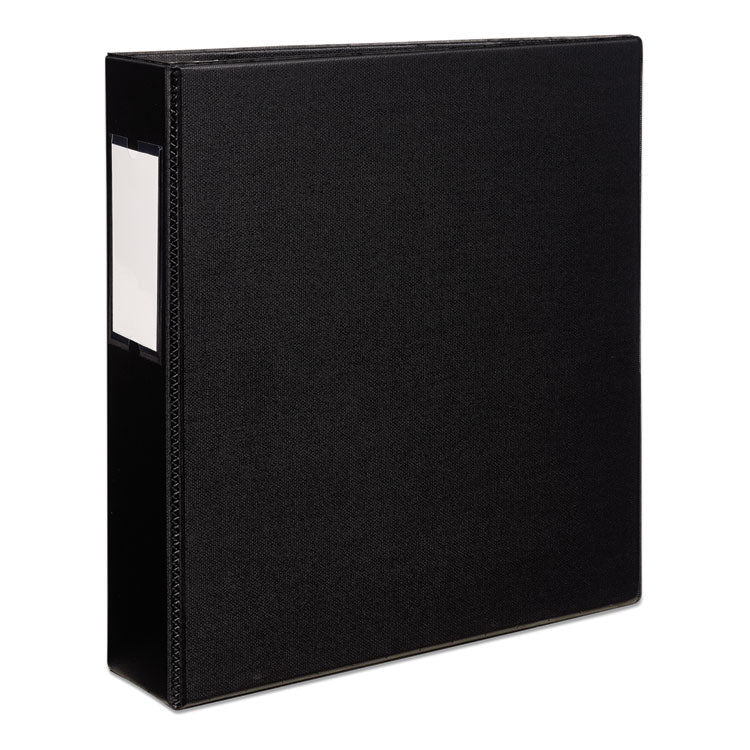 Avery - Durable Non-View Binder with DuraHinge and EZD Rings, 3 Rings, 2" Capacity, 11 x 8.5, Black, (8502)