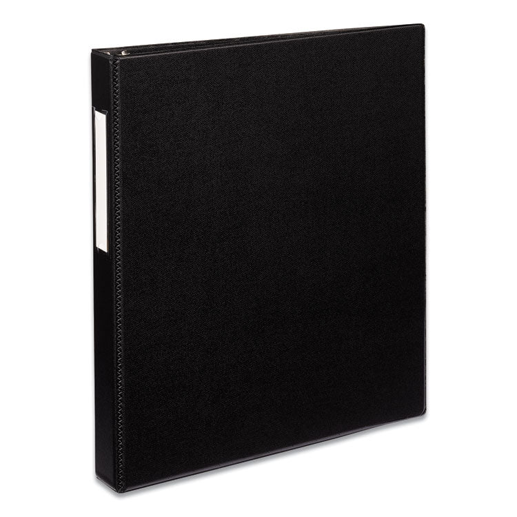 Avery - Durable Non-View Binder with DuraHinge and EZD Rings, 3 Rings, 1" Capacity, 11 x 8.5, Black, (8302)