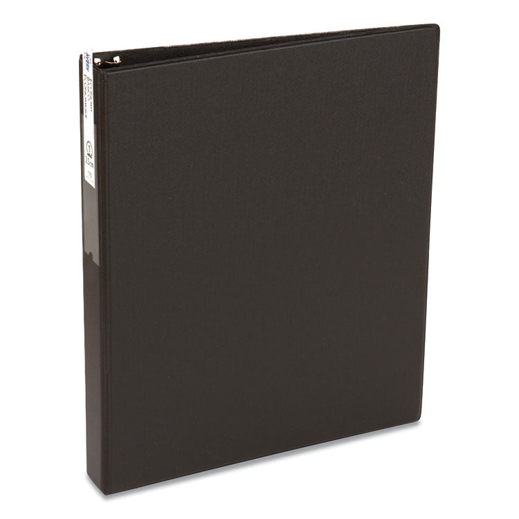 Avery - Economy Non-View Binder with Round Rings, 3 Rings, 1" Capacity, 11 x 8.5, Black, (4301)