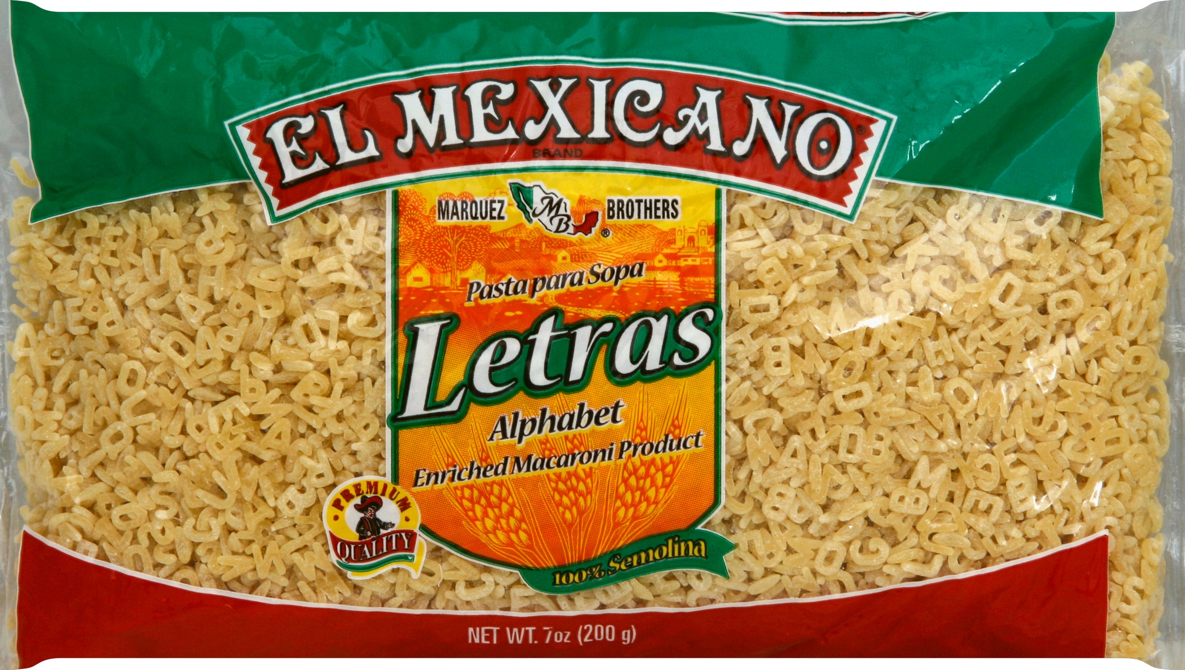 El Mexicano Alphabet 7 oz - Case of 20