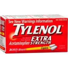 Johnson & Johnson Consumer - Pain Relief Tylenol® 500 mg Strength Acetaminophen Caplet 24 per Bottle [1/BT]
