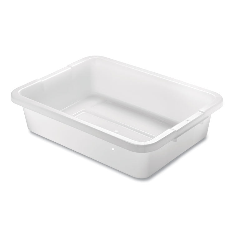 Rubbermaid Commercial - Bus/Utility Box, 15" x 20" x 5", White