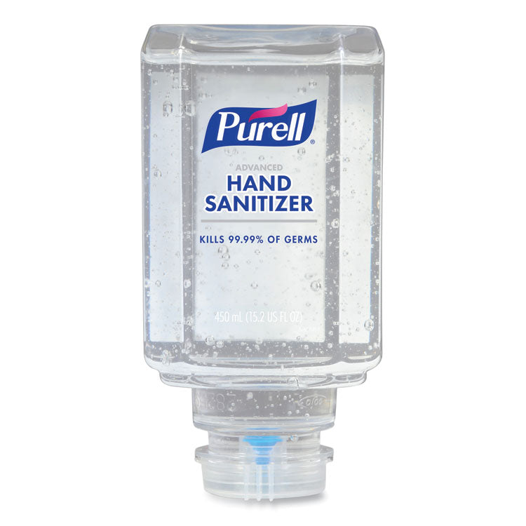 PURELL - Advanced Gel Hand Sanitizer, Clean Scent, For ES1, 450 mL Refill, Clean Scent, 6/Carton