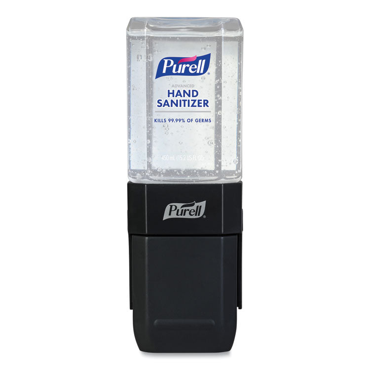 PURELL - ES1 Hand Sanitizer Dispenser Starter Kit, 450 mL, 3.12 x 5.88 x 5.81, Graphite, 6/Carton