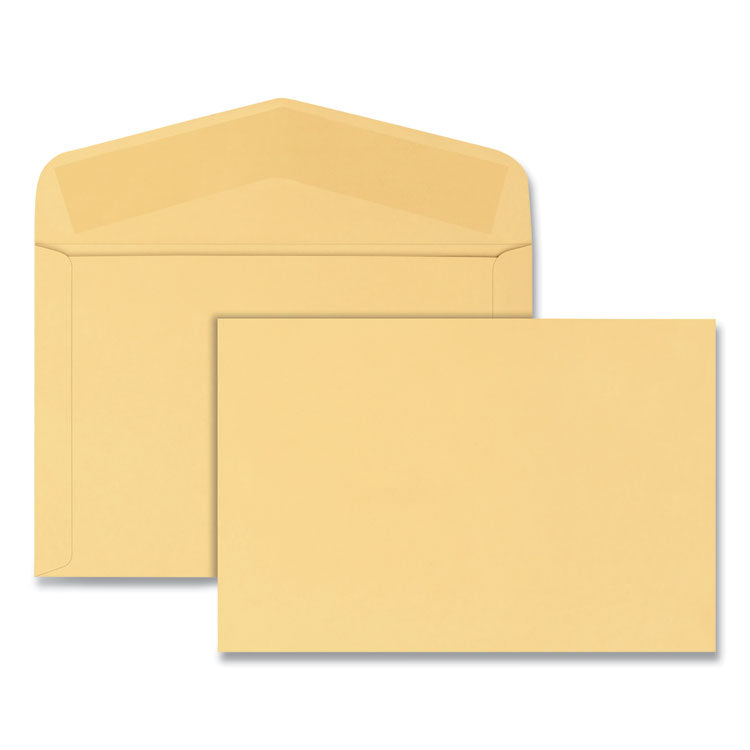 Quality Park - Open-Side Booklet Envelope, #15, Hub Flap, Gummed Closure, 10 x 15, Manila, 100/Box