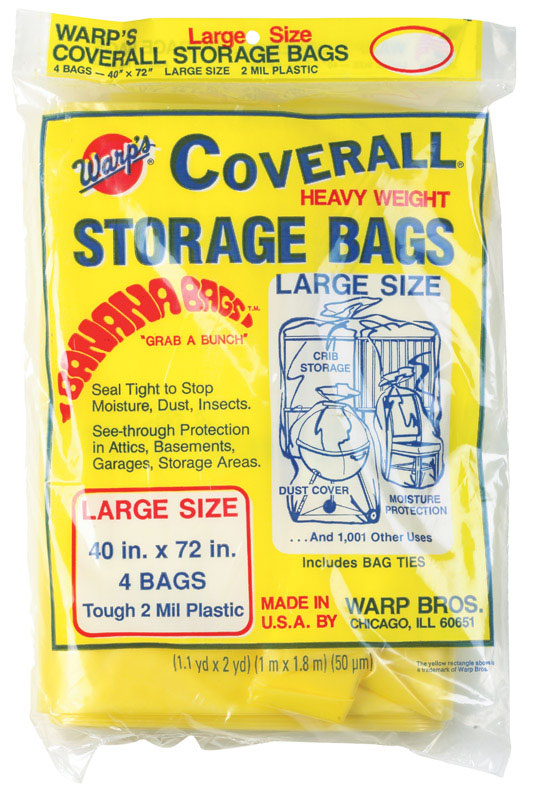 WARP'S - Warp's Large Yellow Storage Bag