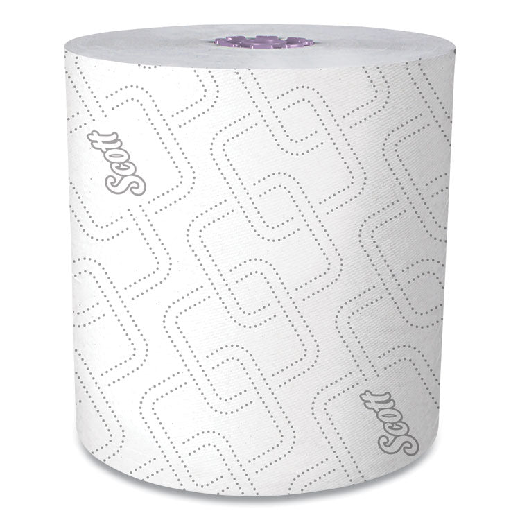 Scott - Essential High Capacity Hard Roll Towel, White, 8" x 950 ft, 6 Rolls/Carton