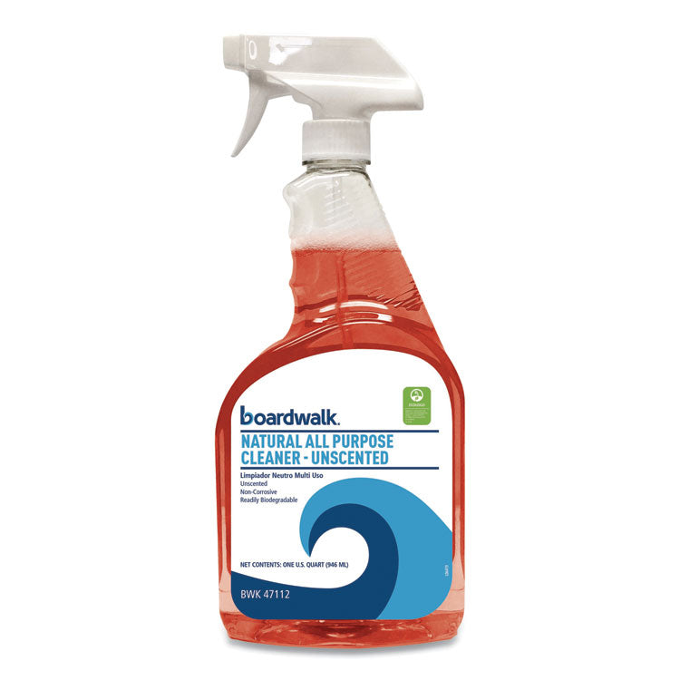 Boardwalk - All-Natural Bathroom Cleaner, 32 oz Spray Bottle, 12/Carton