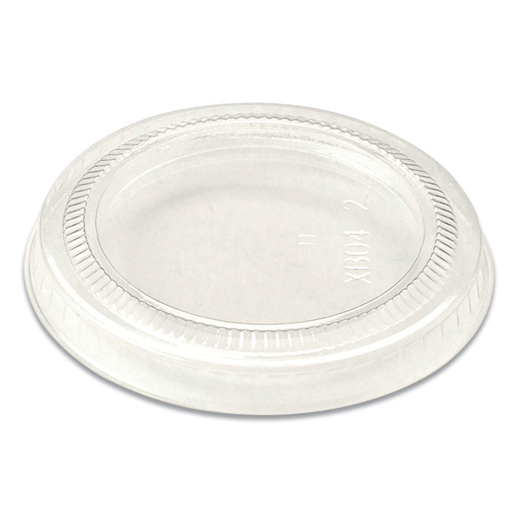 World Centric - PLA Lids for Fiber Cups, 2.6" Diameter x 0.3"h, Clear, Plastic, 2,000/Carton