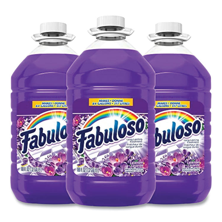 Fabuloso - Multi-use Cleaner, Lavender Scent, 169 oz Bottle, 3/Carton