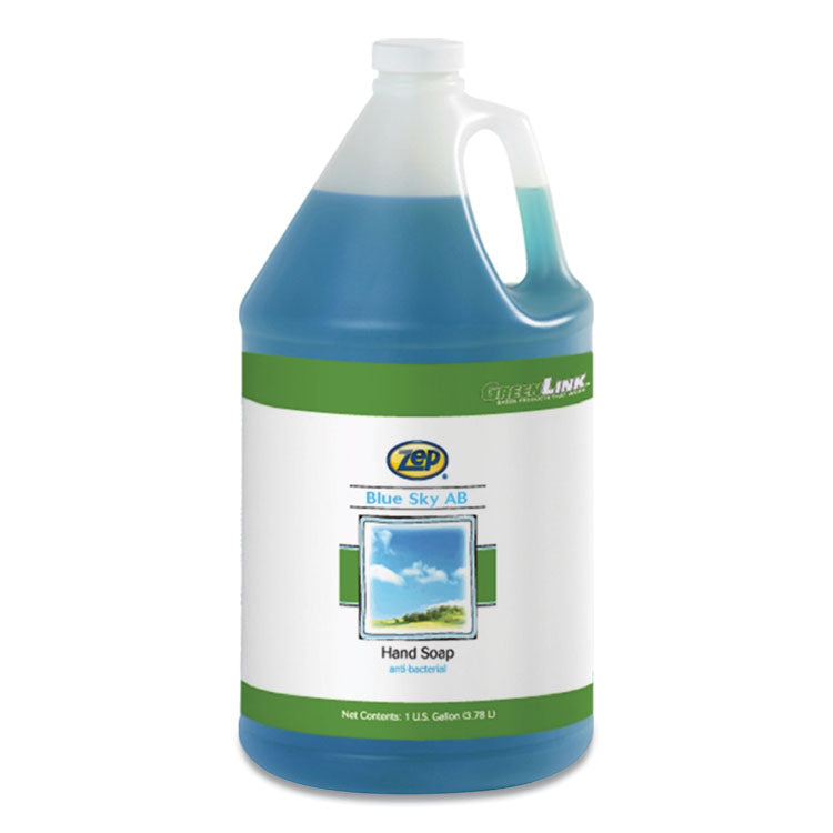 Zep - Blue Sky AB Antibacterial Foam Hand Soap, Clean Open Air, 1 gal Bottle, 4/Carton