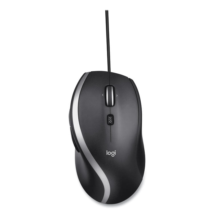 Logitech - Advanced Corded Mouse M500s, USB, Right Hand Use, Black