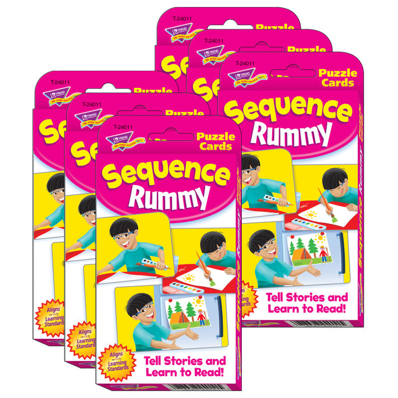 TREND - Sequence Rummy Challenge Cards®, 6 Sets