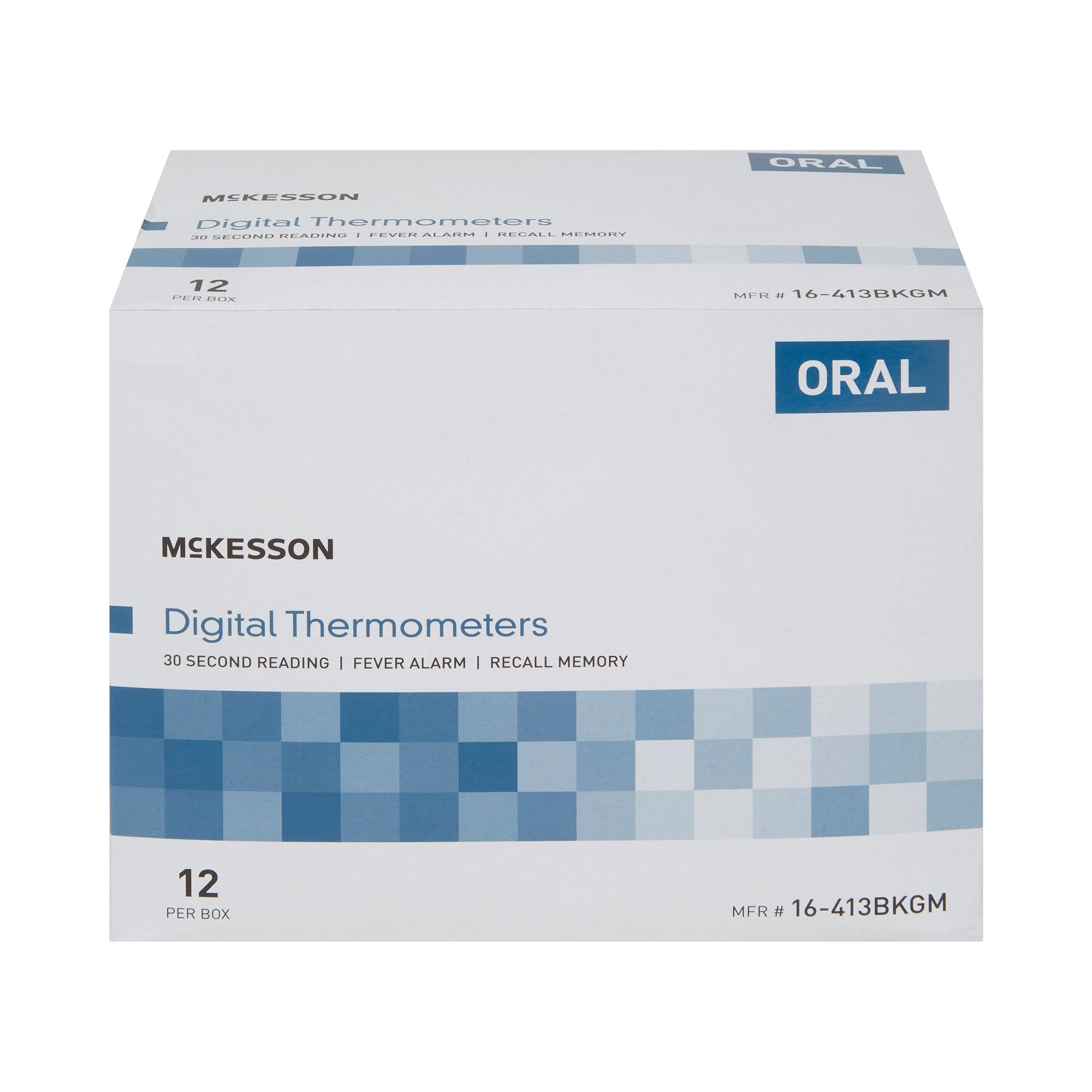 McKesson Brand - Digital Stick Thermometer McKesson Oral Probe Handheld [1/EA] (491094_EA)