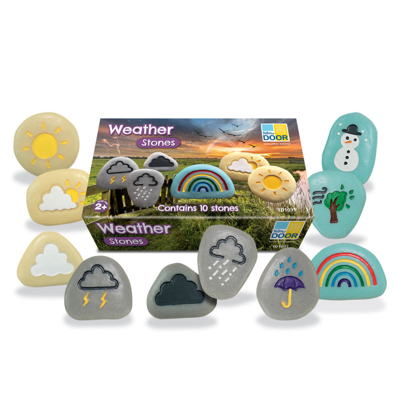 YELLOW DOOR - Weather Stones, Set of 10