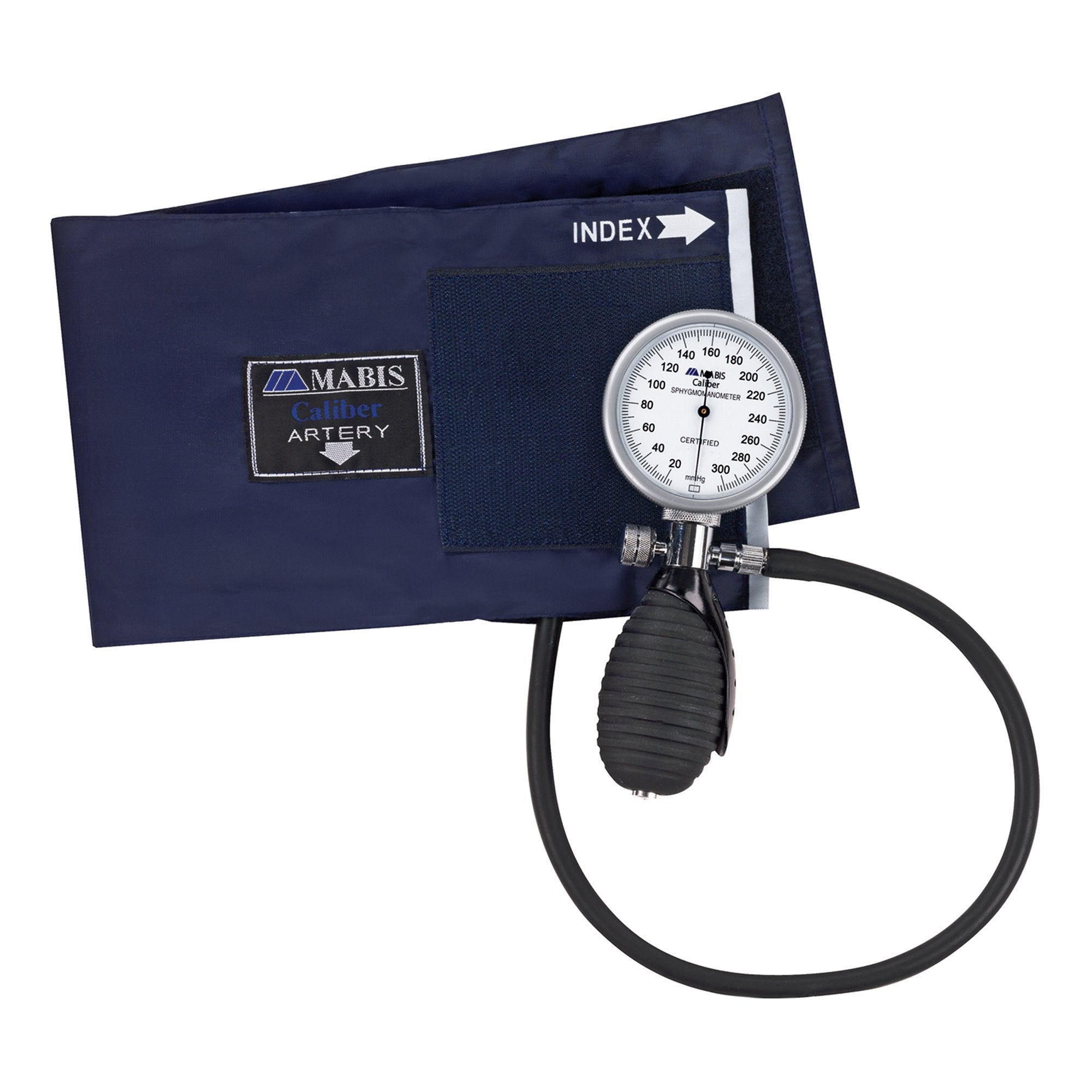 Mabis Healthcare - Aneroid Sphygmomanometer Unit MABIS®Caliber™ Adult Cuff Nylon Cuff 28 - 42 cm Palm Aneroid [1/EA]