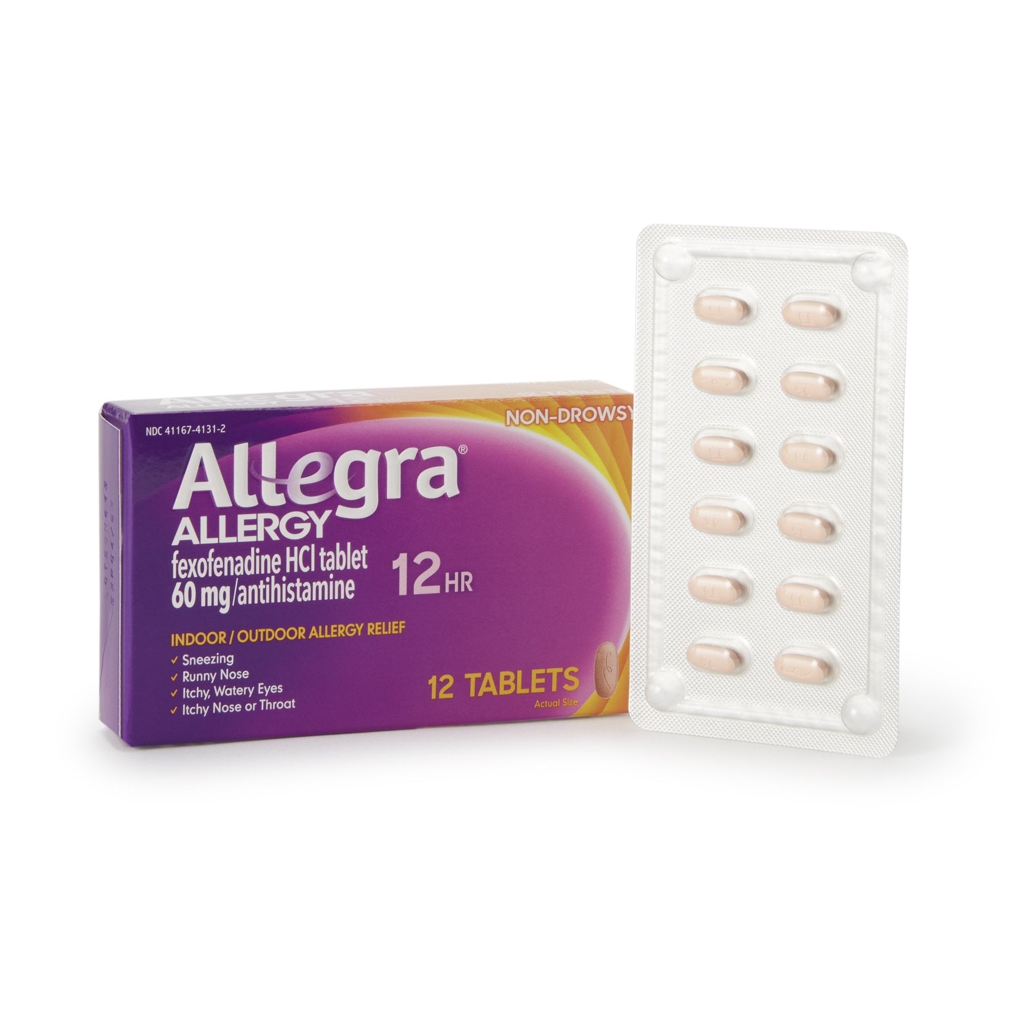 Chattem - Allergy Relief Allegra® 60 mg Strength Tablet 12 per Box [1/BX]