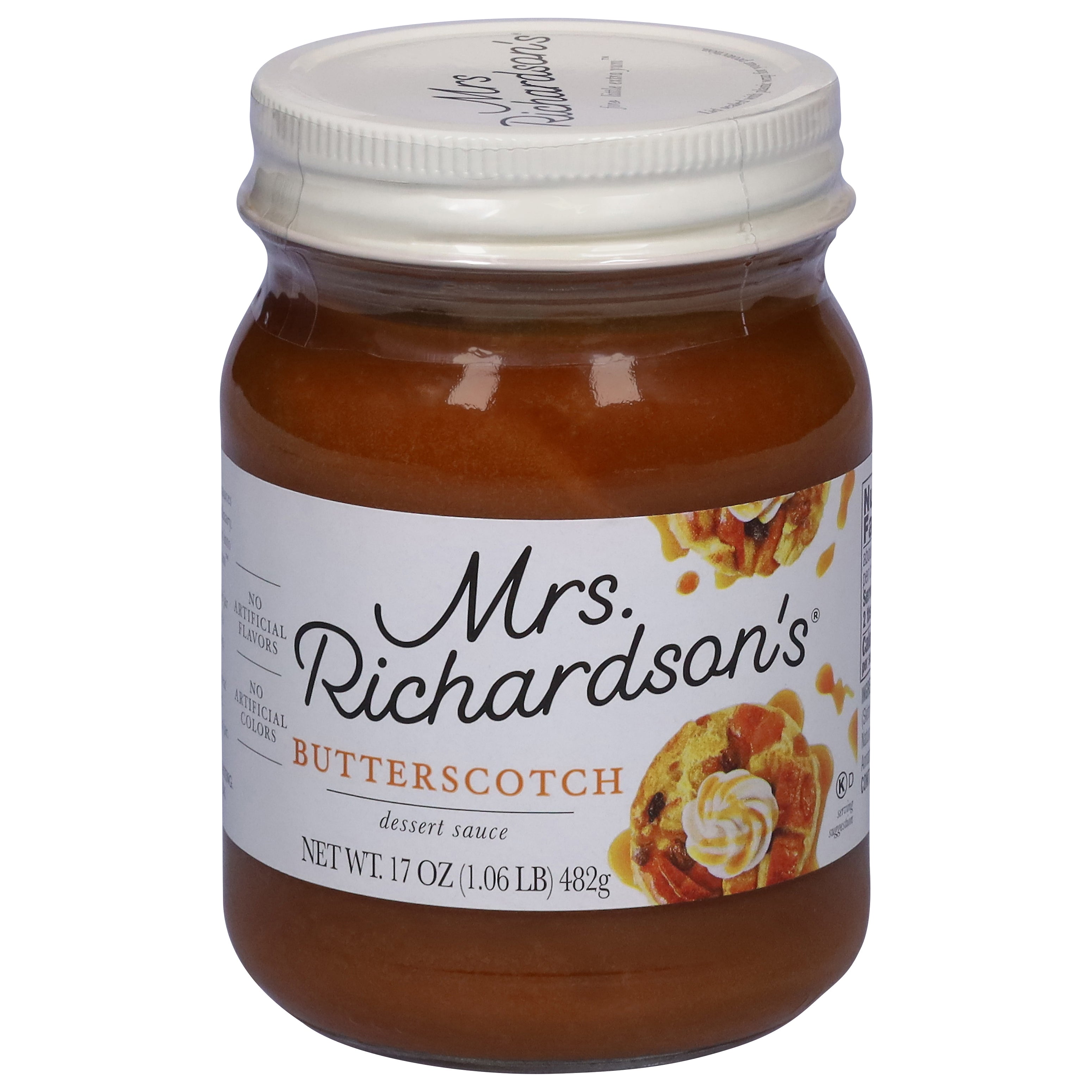 Mrs. Richardson's Butterscotch Dessert Sauce 17 oz - Case of 6