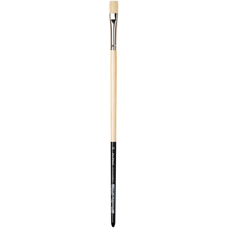 CHUNEO Synthetic Hog Bristle, Oil, Flat, Series 7129, Size 10