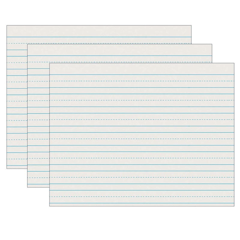 PACON - Newsprint Handwriting Paper, Skip-A-Line, Grade 2, 3/4" x 3/8" x 3/8" Ruled Long, 11" x 8-1/2", 500 Sheets Per Pack, 3 Packs