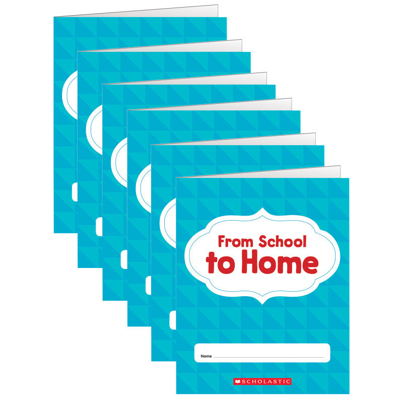 SCHOLASTIC TEACHING SOLUTIONS - From School to Home Folder, Pack of 6