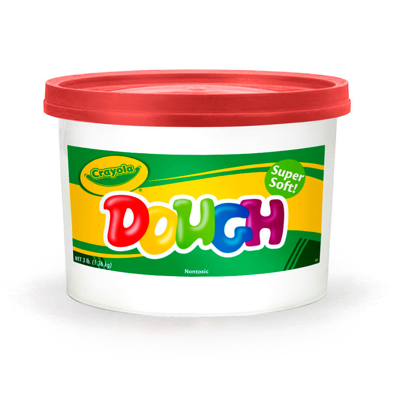 Dough, 3lb Resealable Bucket, Red