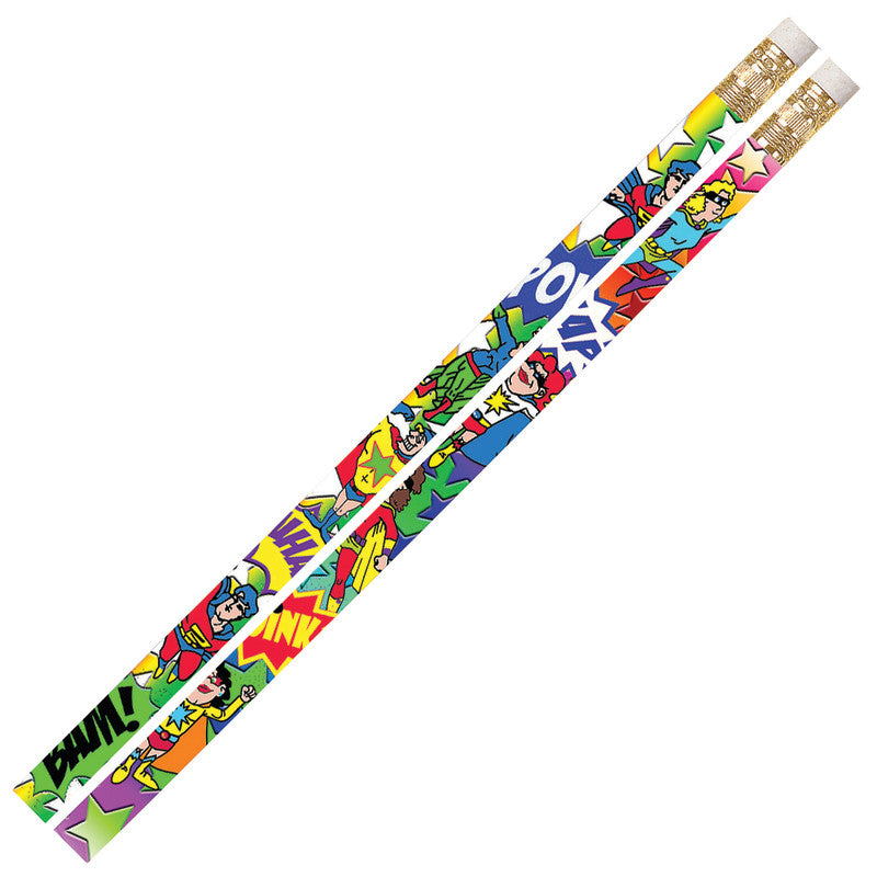 MUSGRAVE PENCIL COMPANY - Super-Duper Heroes Motivational Pencil, Pack of 144