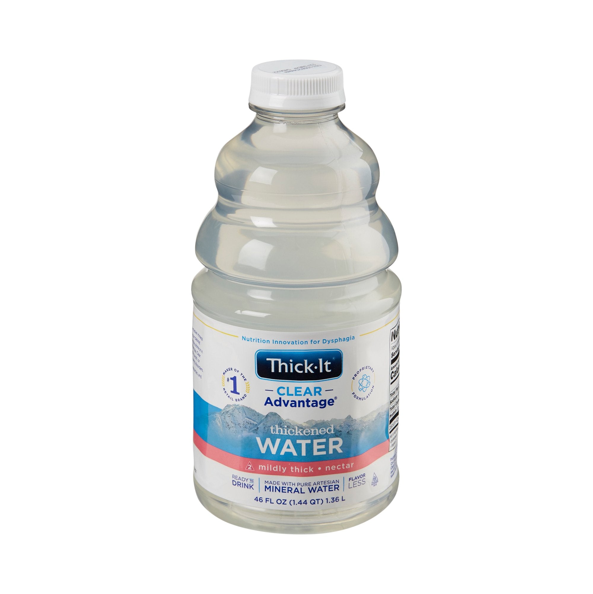 Kent Precision Foods - Thickened Water Thick-It® Clear Advantage® 46 oz. Bottle Unflavored Liquid IDDSI Level 2 Mildly Thick [1/EA]