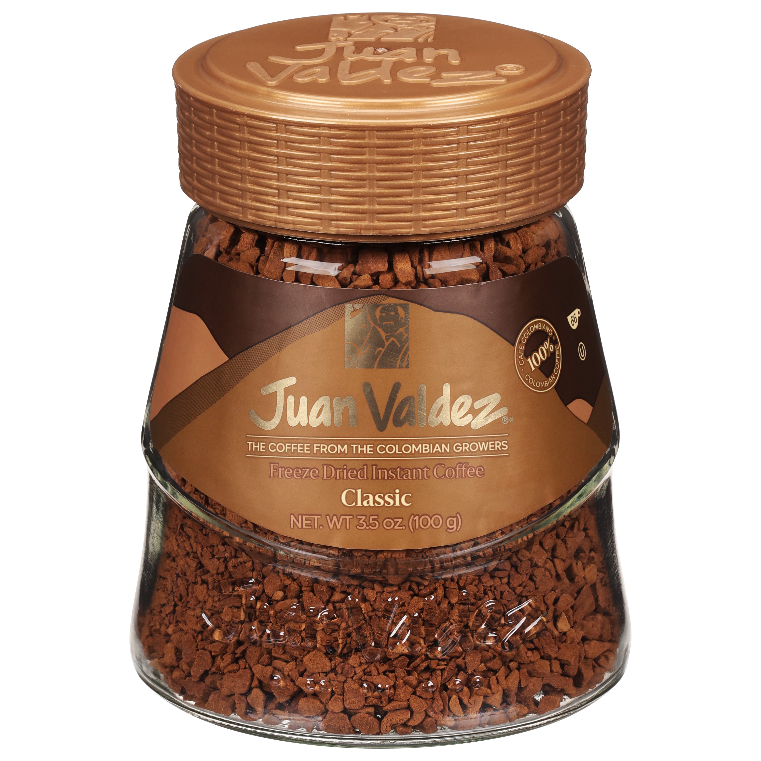 Juan Valdez Classic Freeze Dried Instant Coffee 3.5 oz - Case of 6