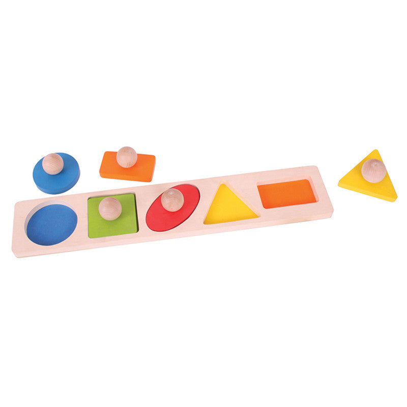 BIGJIGS TOYS - Shape Matching Puzzle