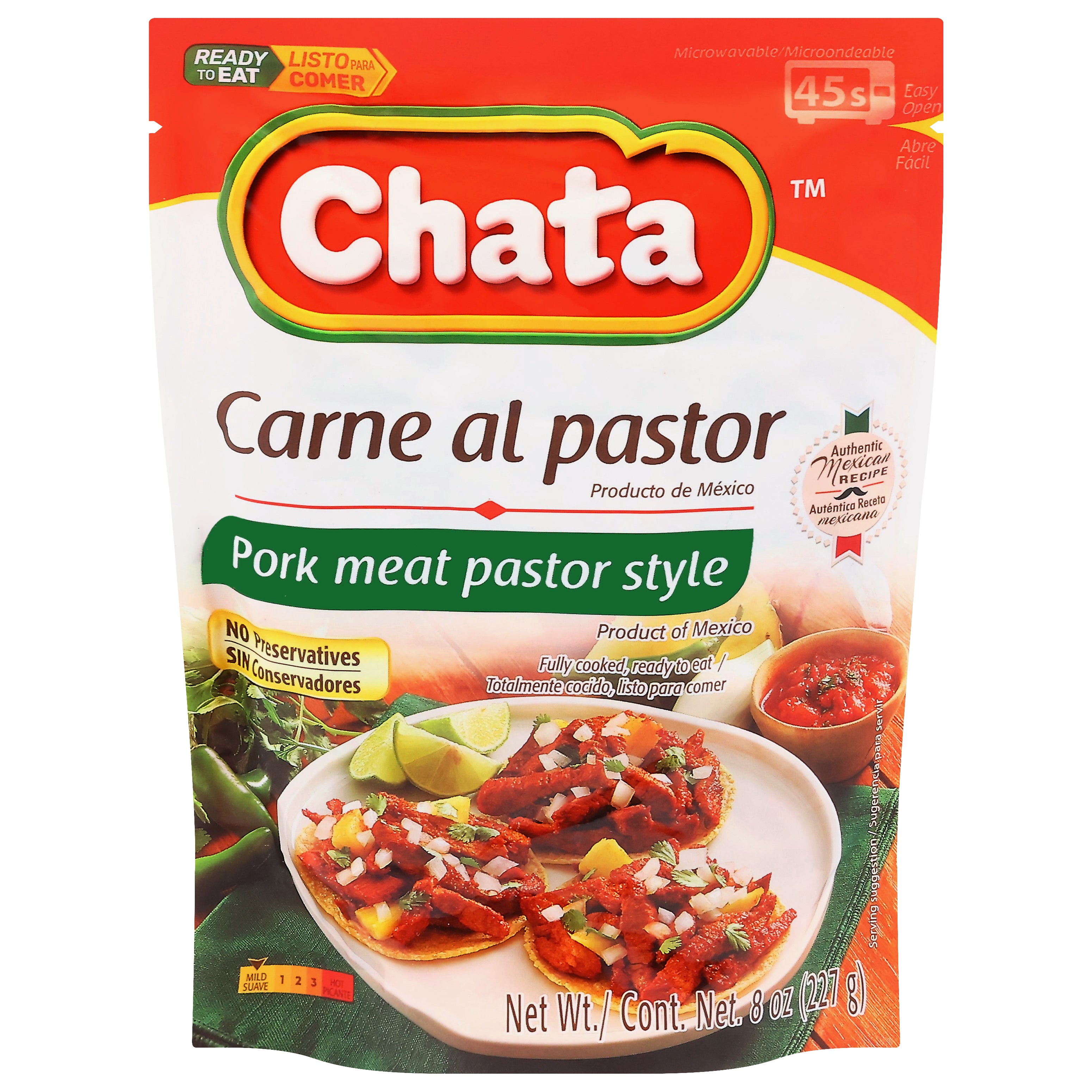 Chata Carne al Pastor 8 oz - Case of 12