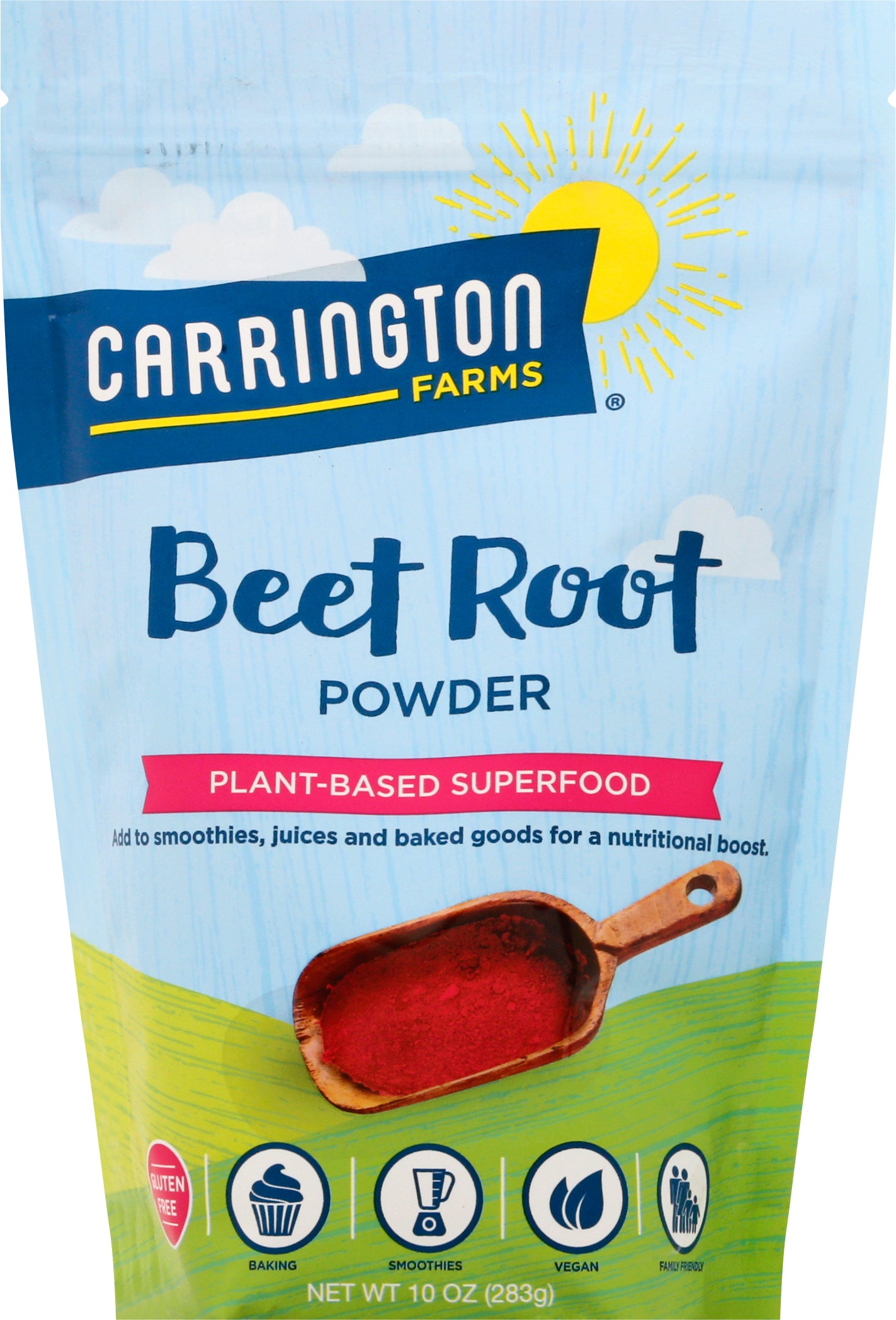 Carrington Farms Powder Beet Root Powder 10 oz - Case of 1