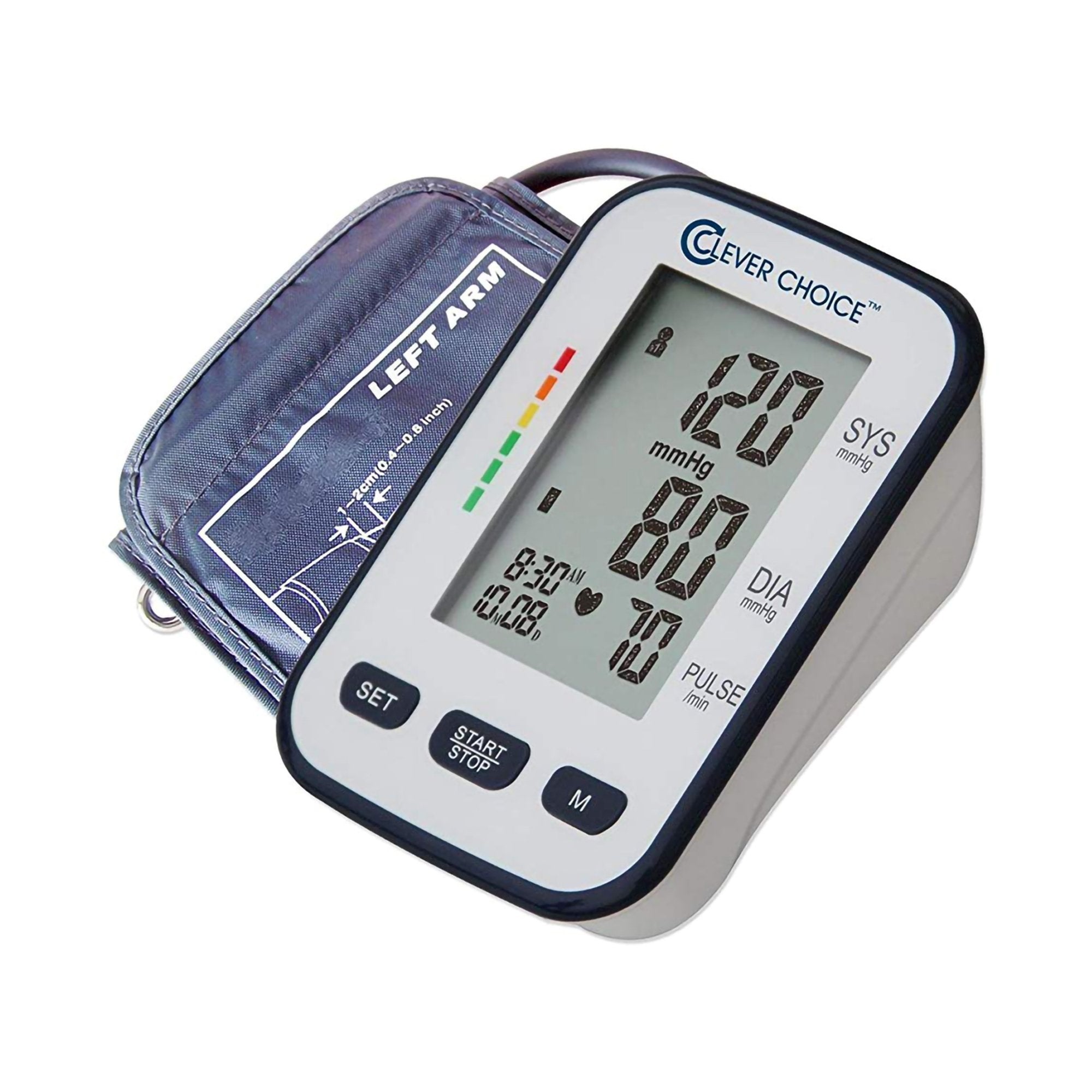 Simple Diagnostics - Home Automatic Digital Blood Pressure Monitor Clever Choice™ Large Cuff Nylon Cuff 23 - 40 cm Desk Model [1/EA]