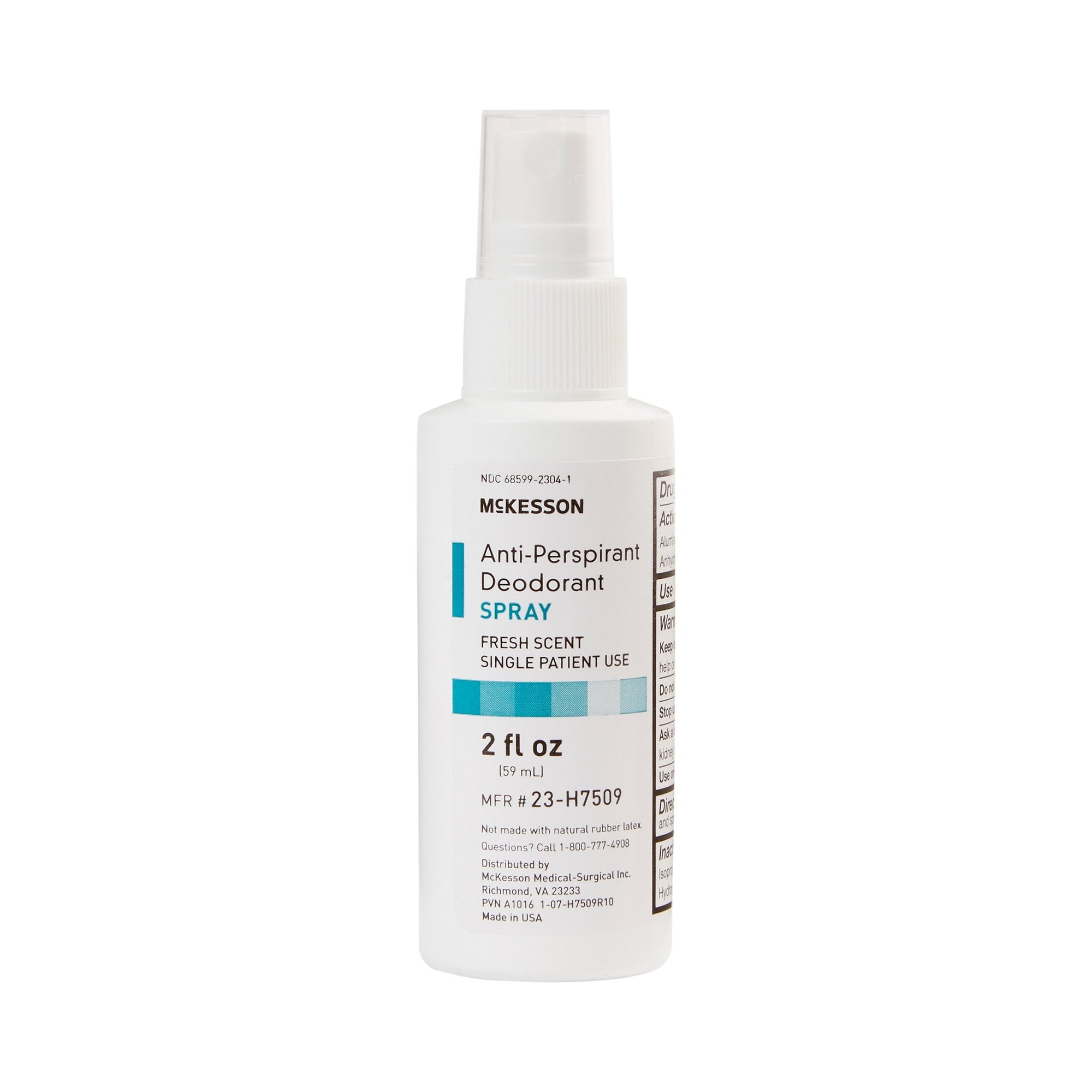 McKesson Brand - Antiperspirant / Deodorant McKesson Spray 2 oz. Fresh Scent [1/EA]