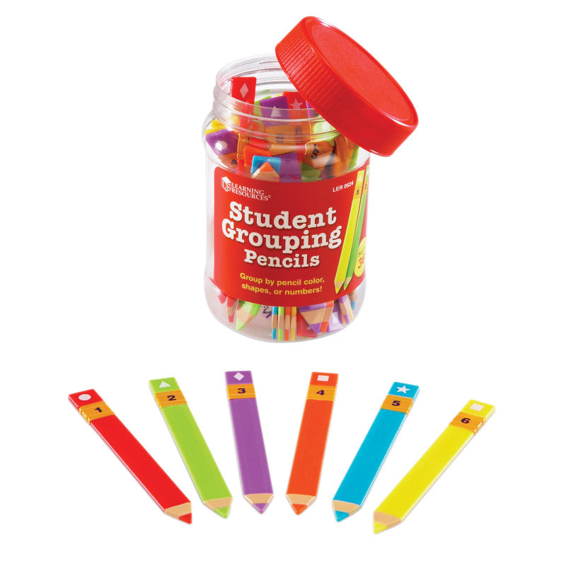 LEARNING RESOURCES - Student Grouping Pencils, Set of 36