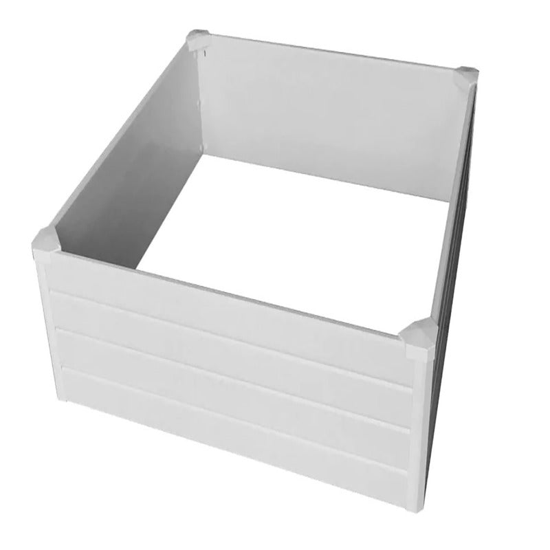 NUVUE - NuVue Deluxe 15 in. H X 48 in. W X 48 in. D Vinyl Wall Raised Garden Bed White