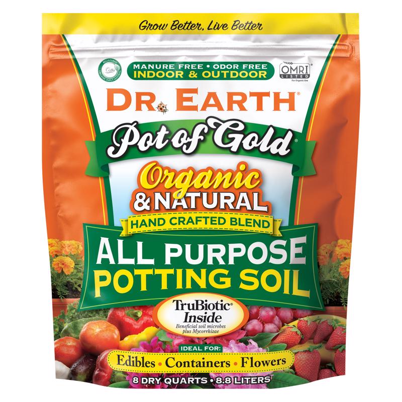 DR. EARTH - Dr. Earth Pot of Gold Organic All Purpose Potting Soil 8 qt