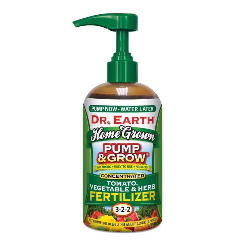 DR. EARTH - Dr. Earth Home Grown Vegetable and Herb 3-2-2 Plant Fertilizer 8 oz